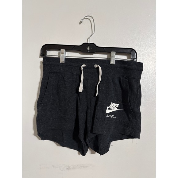 Nike Pants - Nike Sportswear Gym Vintage Shorts Womens Small Gray Just Do It Athletic Lounge